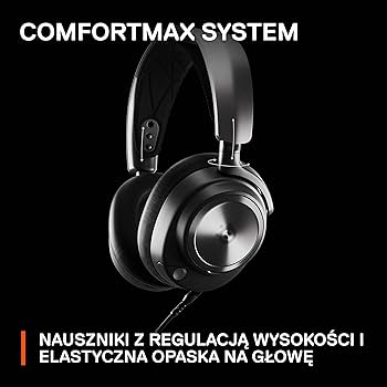 【完品美品】SteelSeries 61527 Arctis Nova Pro Steelseries Arctis Nova Pro 61527 Słuchawki, Czarny, ‎8,75 x